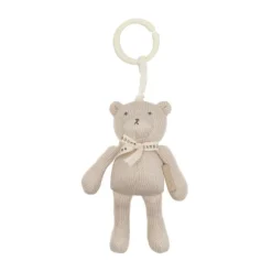 Bamboom Pull & Shake Toy - Bear Birch Sand