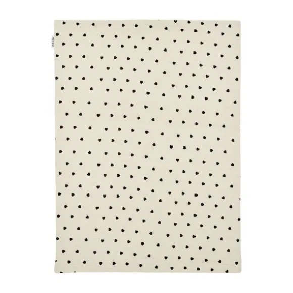 Meyco Deken Borduur Pre-Washed - Sweet Heart - Soft Sand - 100 x 150 cm