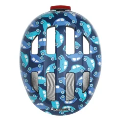 Abus Smiley 3.0 LED Helm Blue Car Mt. S