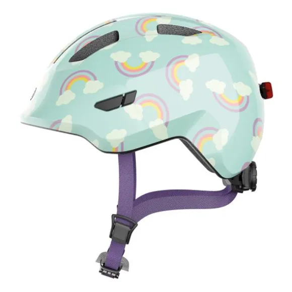 Abus Smiley 3.0 LED Helm Blue Rainbow Mt. M