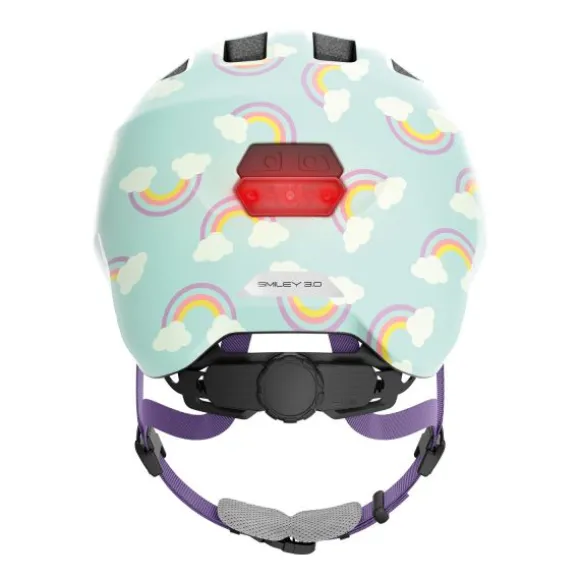 Abus Smiley 3.0 LED Helm Blue Rainbow Mt. M