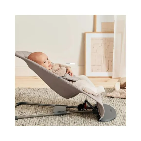 BabyBjörn Bliss Cotton Wipstoel - Zandgrijs
