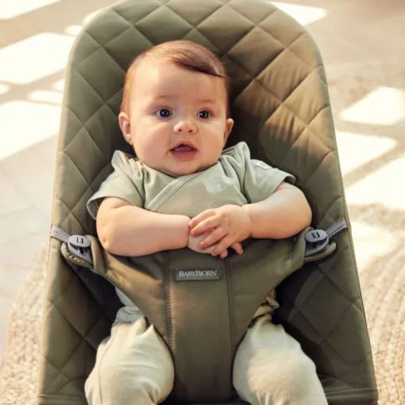 BabyBjörn Bliss Cotton Wipstoel - Zandgrijs