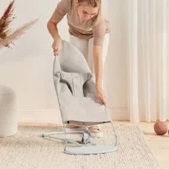 BabyBjörn Bliss Jersey Wipstoel 3D Lichtbeige