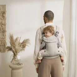BabyBjörn Harmony Draagzak – Geweven – Mélange Lichtbeige