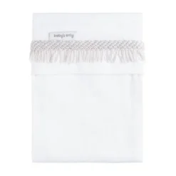 Baby's Only Happiness Wieglaken Gebreide Bies - Oud Roze / Ecru