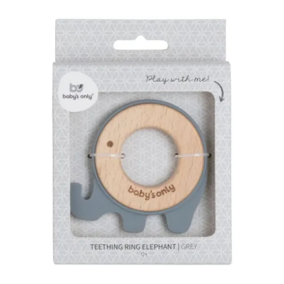 Baby's Only Olifant Bijtring Vintage Blue