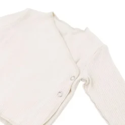 Bamboom Overslagshirt - Pure - Lange Mouw - Creme - 3 Mnd