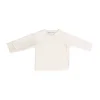 Bamboom T-shirt Lange Mouw Creme Prematuur