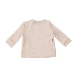 Bamboom T-Shirt Met Overslag - Lange Mouw - 1 Mnd - Olives