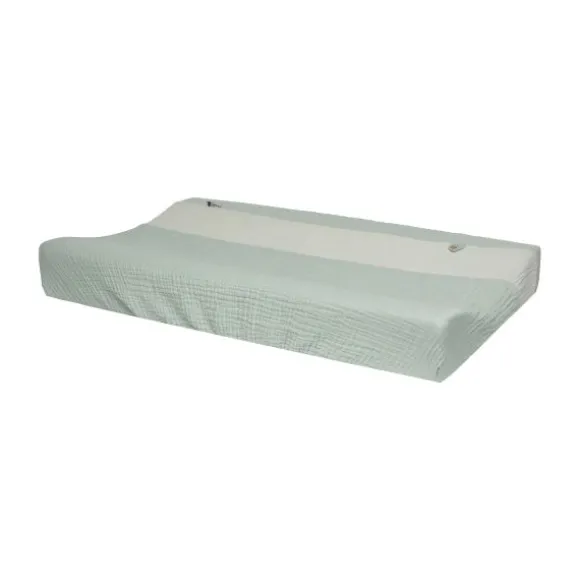 Bebe-Jou Pure Cotton Aankleedkussenhoes Green