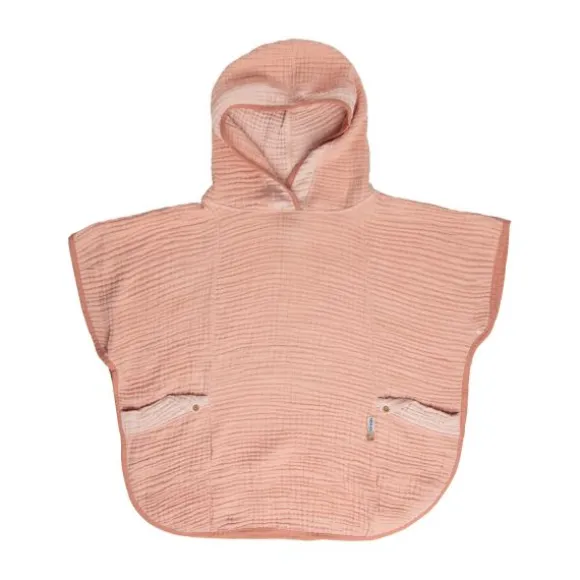Bebe-Jou Pure Cotton Poncho Pink