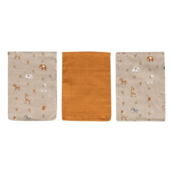 Bebe-Jou Steppe Hydrofiel Washand 3 Stuks