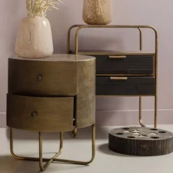 BePureHome Glossy Kastje - Metaal - Antique Brass