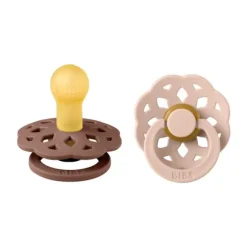 BiBs Boheme Fopspeen Ivory / Sage 0-6 Mnd 2 Stuks