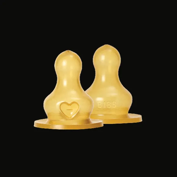 BIBS Flesspeen Rond - Medium Flow - 2 Pack - Latex