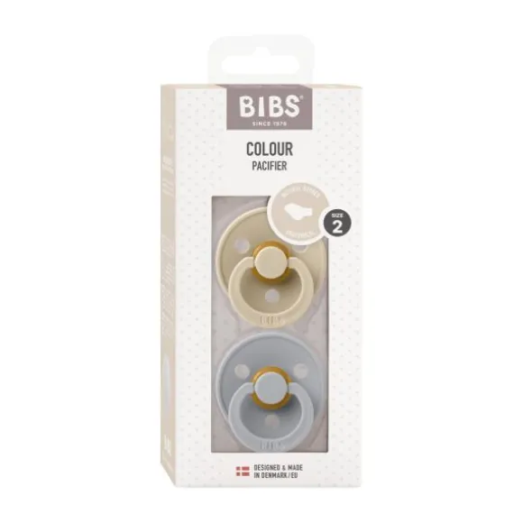BiBs Fopspeen Anatomisch - 6-18 Mnd - 2 Stuks - Sage / Hunter Green