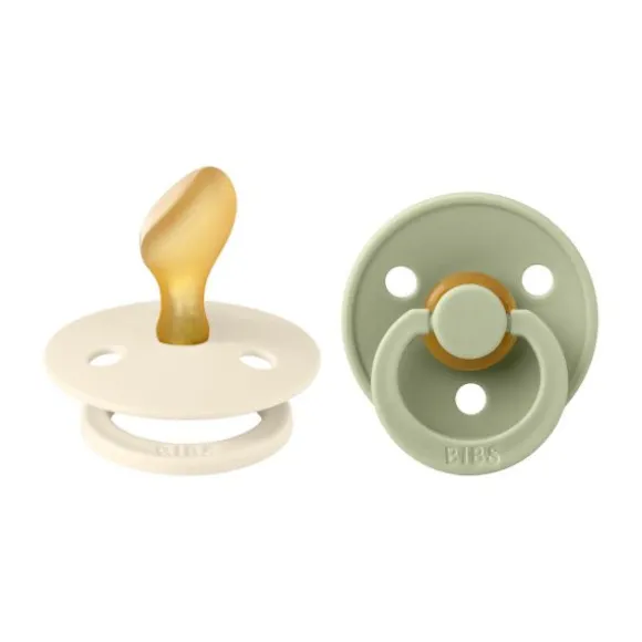 BiBs Fopspeen Anatomisch - 6-18 Mnd - 2 Stuks - Sage / Hunter Green