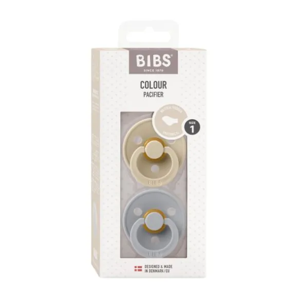 BiBs Fopspeen Anatomisch - 6-18 Mnd - 2 Stuks - Sage / Hunter Green