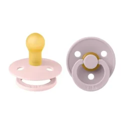 BiBs Fopspeen Dark Oak / Ivory 0-6 Mnd 2 Stuks
