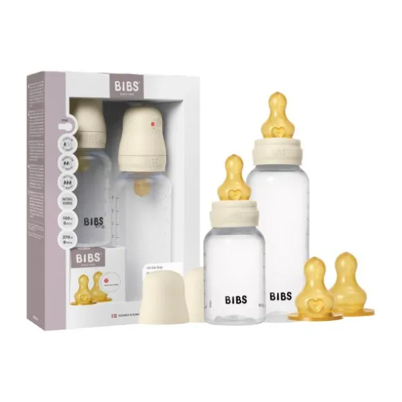 Bibs Grow and Flow Flessenset - 150 ml/270 ml - Latex - Ivory