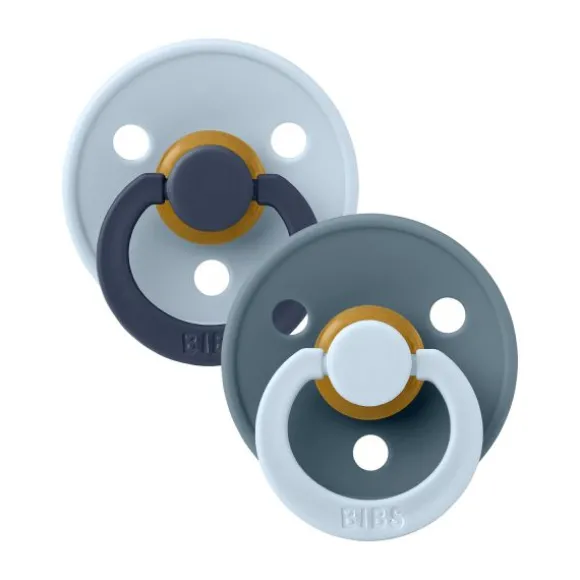 BiBs Studio Fusion Fopspeen - Rond - 2 Stuks - 0-6 Mnd - Blush/Woodchuck