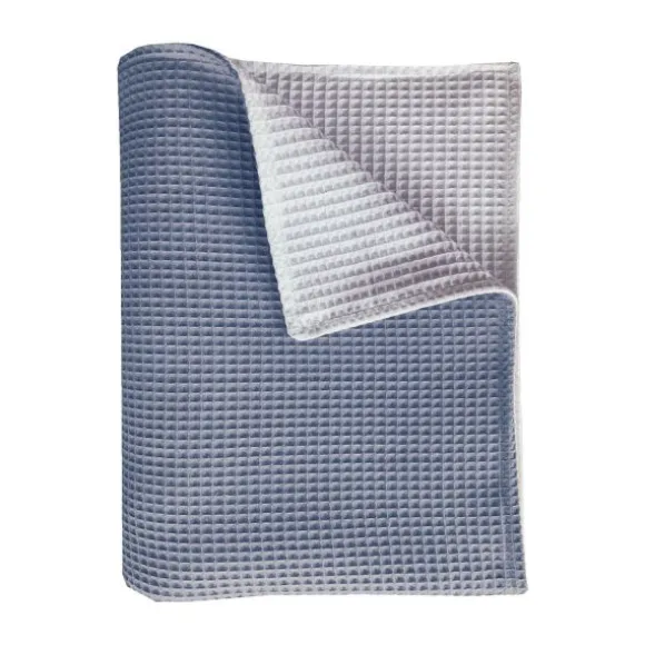 Bink Bedding Pique Ledikantdeken Dusty / Wit 100 x 150 cm