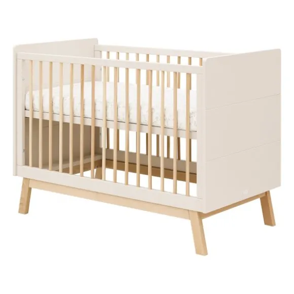 Bopita Babykamer Lines - Dune / Naturel | Ledikant 60 x 120 cm + Commode