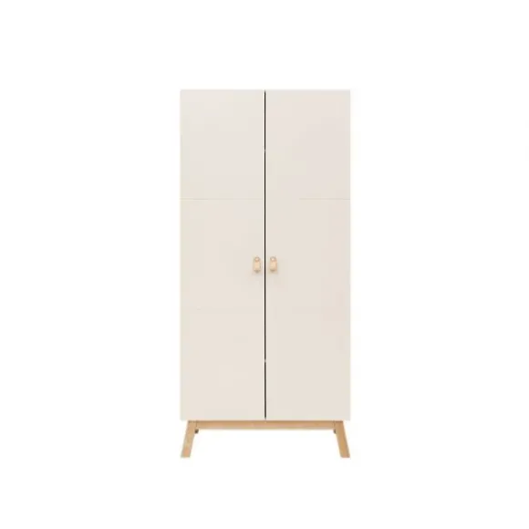 Bopita Babykamer Lines - Dune / Naturel | Ledikant 60 x 120 cm + Commode