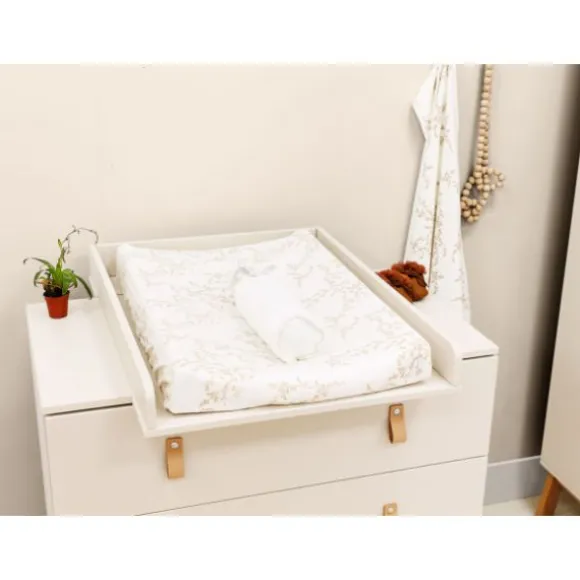 Bopita Babykamer Lines - Dune / Naturel | Ledikant 60 x 120 cm + Commode