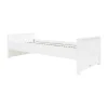 Bopita Bobby Bed 90x200 cm met Laag Hoofdeinde - Wit