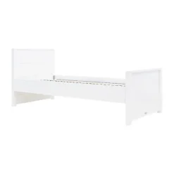 Bopita Bobby Bed 90x200 cm met Laag Hoofdeinde - Wit