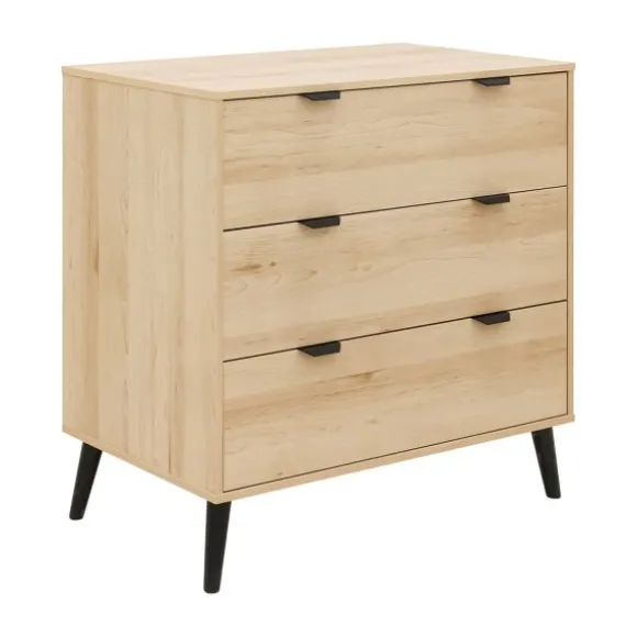 Bopita Fay Bed 60×120 - Naturel/Mat Zwart