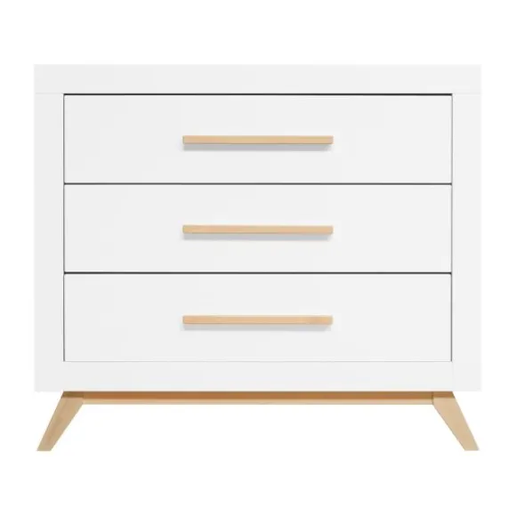 Bopita Fenna Babykamer Wit / Naturel | Bed 70x140 cm + Commode + Kast