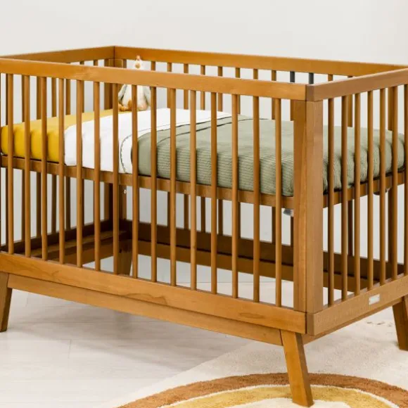 Bopita Kaleo Ledikant - 60 x 120 cm - Dune / Rose Wood