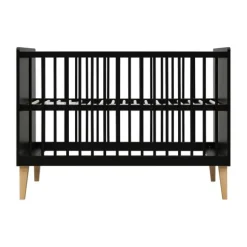 Bopita Lena Ledikant - 60 x 120 cm - Zwart / Naturel