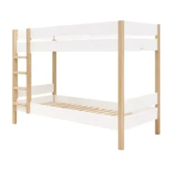 Bopita Lucas Bed - 90 x 200 cm - Wit / Naturel