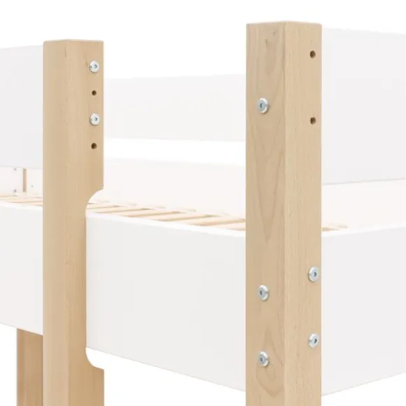 Bopita Lucas Bed - 90 x 200 cm - Wit / Naturel