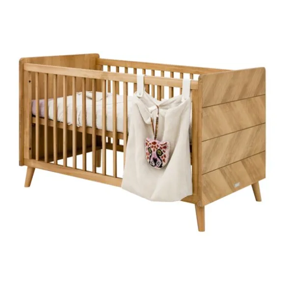 Bopita Manou Babykamer Vintage | Bed 60 x 120 cm + Commode + Kast 2 Deur