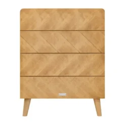 Bopita Manou Babykamer Vintage | Bed 60 x 120 cm + Commode + Kast 2 Deur