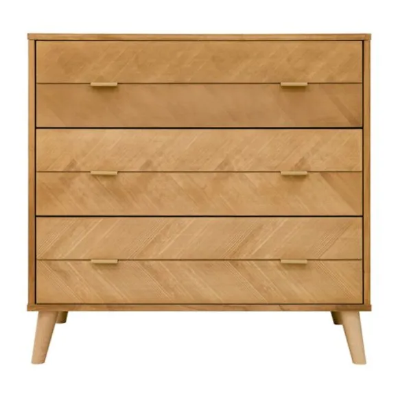 Bopita Manou Babykamer Vintage | Bed 60 x 120 cm + Commode + Kast 2 Deur