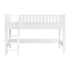 Bopita Nordic Halfhoogslaper 90x200 met Schuine Trap - Wit