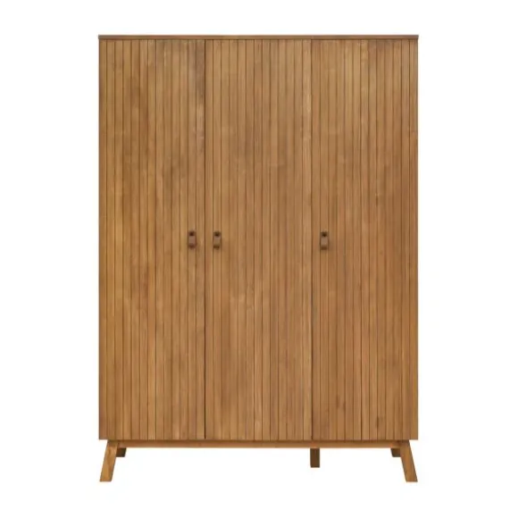Bopita Senna Kledingkast 3-Deurs - Rose / Wood