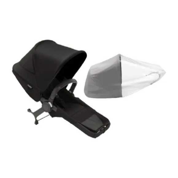 Bugaboo Donkey 5 Duo Uitbreidingsset Compleet Midnight Black