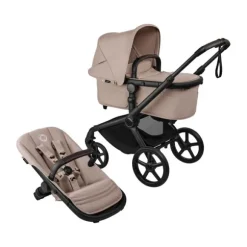 Bugaboo Fox 5 Renew Kinderwagen 4-in-1 - Black / Deep Indigo | Bugaboo Otter by Nuna Autostoel