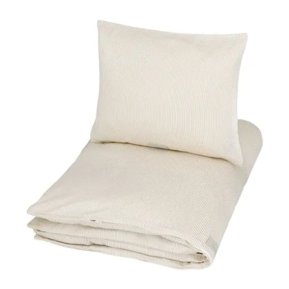 Cam Cam Classic Stripes Dekbedovertrek - 100 x 140 cm - Camel