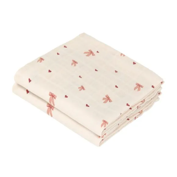 Cam Cam Copenhagen Bows Doek - 2-pack - Muslin - GOTS
