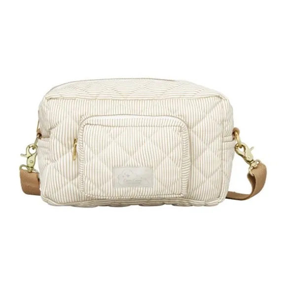 Cam Cam Copenhagen Classic Stripes Verzorgingstas - Small - Camel