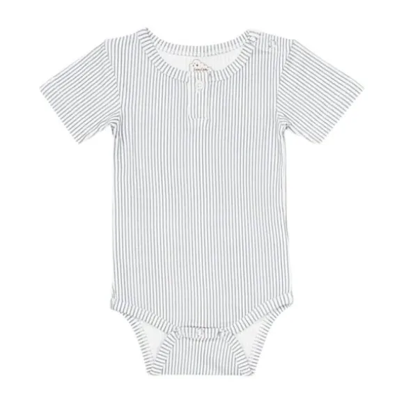 Cam Cam Copenhagen Short Sleeved Body Elliot - 56 cm - Classic Stripes Blue