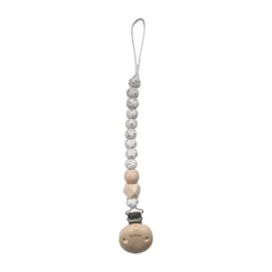 Chewies & More Mon Fleur Speenclip - Siliconen - Brown Flower